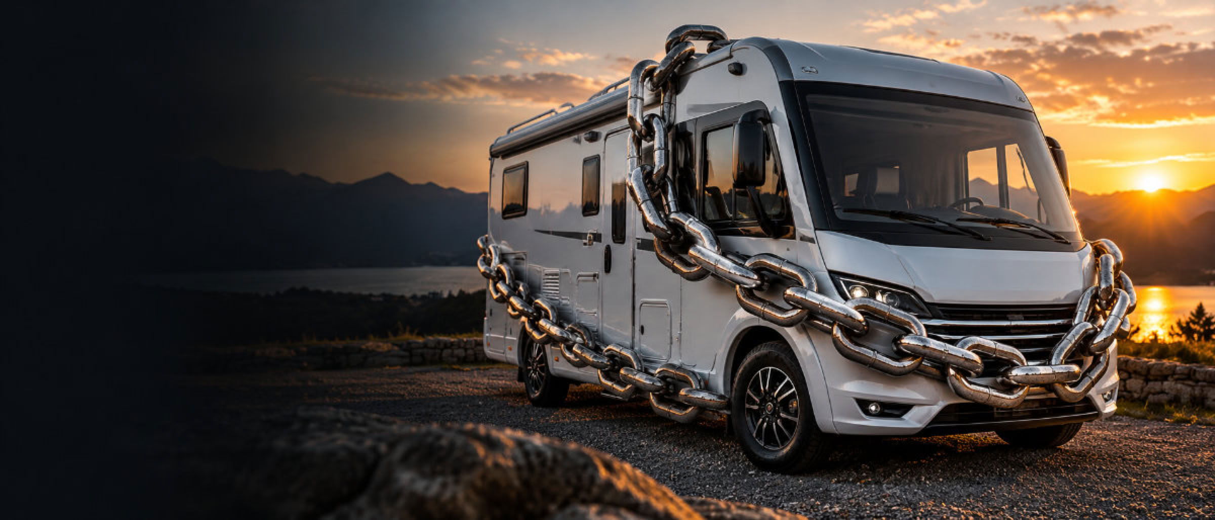 Mechanische Sicherheitslösungen zum zusätzlichen Einbruch- und Diebstahlschutz für Wohnmobile und Reisemobile.