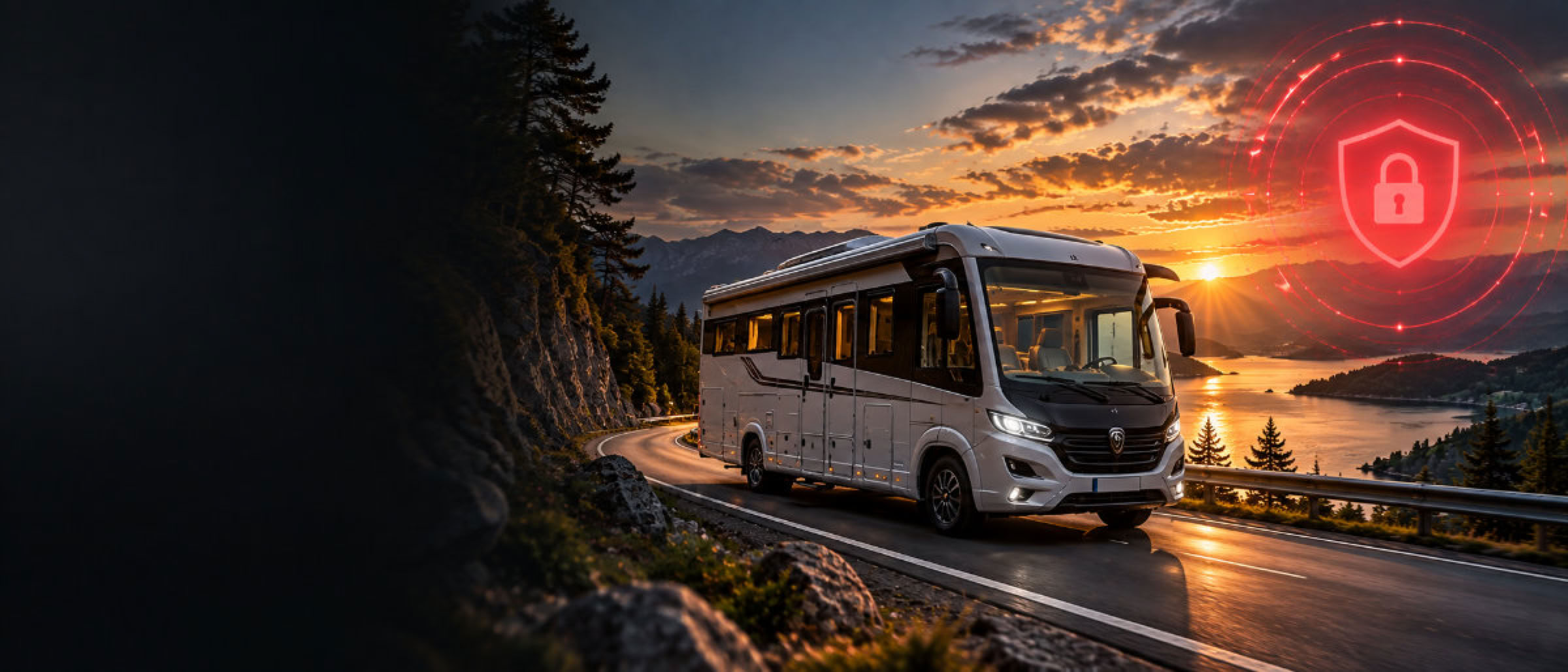 Digitale Wegfahrsperre zum Schutz von Wohnmobilen und Reisemobilen vor unbefugtem Starten und Fahrzeugdiebstahl.